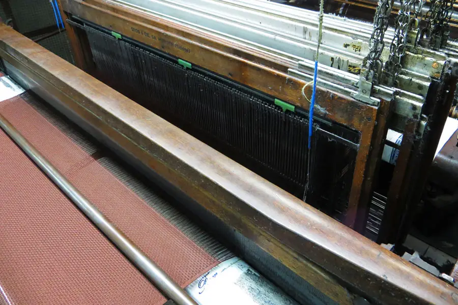Original grenadine silk loom from Como. Picture by Stefano Cau company.